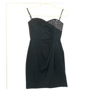 Alexia Admor strapless black cocktail dress